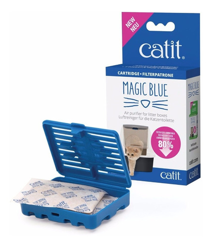 Filtro Magic Blue Cat It P Gatera Sanitaria Gato Baño Catit