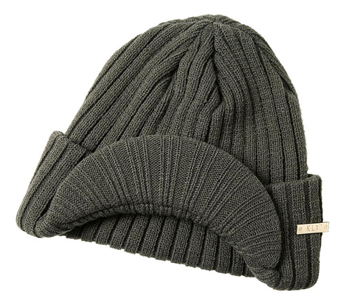 Men's Thermal Brim Hat Winter Hat With Sun Visor