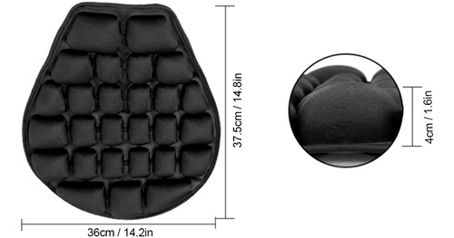 Almohadilla Inflable Y Acolchada 3d P/sillín De Motocicleta