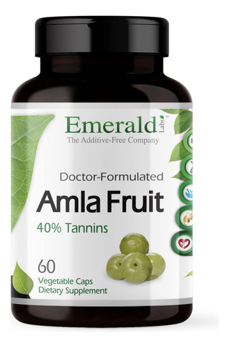 Emerald Labs Amla Fruit - Suplemento De Amla Premium Sin Glu