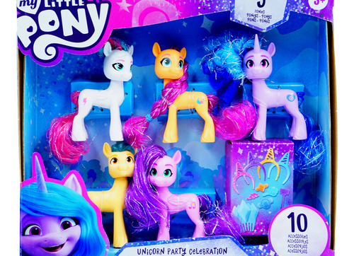 Hasbro My Little Pony Unicorn Party Celebration 5 Ponies
