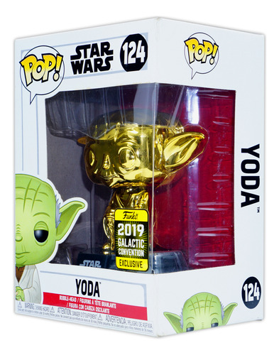 Funko Pop Star Wars Yoda #124 Galactic Convention Exclusive