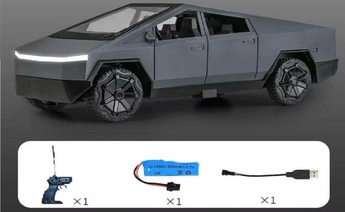 Auto Control Remoto Tesla Pickup Cybertruck Escala 1:14 Con