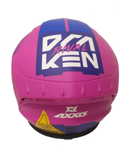 Casco Integral Axxis Draken Rival Rosado Mate