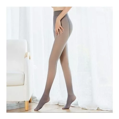 Leggins Medias Afelpadas Termicas Mujer Piel Calcas 85 G, 4