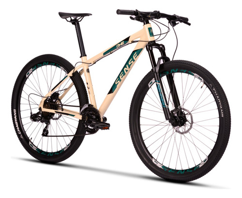 Bicicleta Aro 29 Sense One 21v 2022 Cor Creme/verde Tamanho Do Quadro Xl
