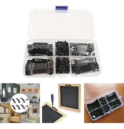 100 Piezas Colgador De Cuadros Accesorios Para Colgar Con