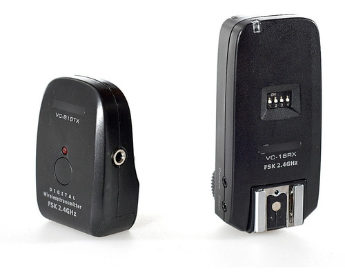 Imagen 1 de 10 de Kit Emisor + Receptor Radio Visico P/ Flash Estudio O Zapata