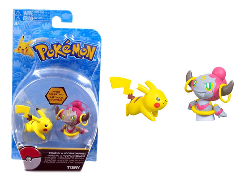 Pokémon Figura Coleccionable - Pikachu Vs Hoopa Contenido