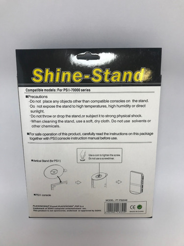 Imagen 6 de 9 de Base Vertical Luminosa Para Playstation 2 Slim Ps2 70000x