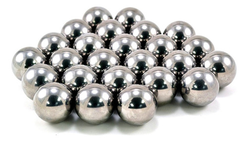 Esfera Aço Cromo 10mm - 100 Peças Aço Cromo Maciço