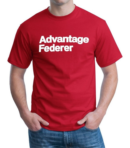 Remera Federer Advantage Tenis 100% Algodón Xxl 2xl