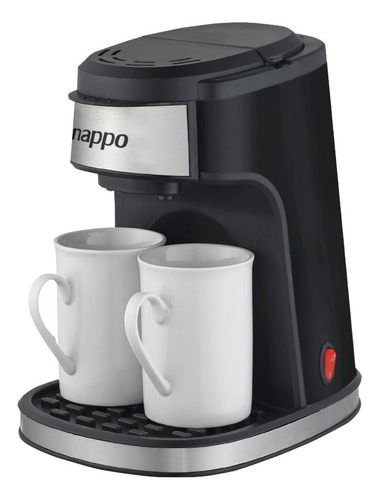 Cafetera Nappo 450w Filtro Permanente Extraíble + 2 Tazas