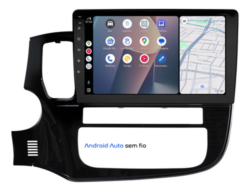 Multimidia Outlander 15/21 Android 14 2gb 64gb Carplay 10p