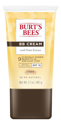 Burt.s Bees Bb Cream Con Spf 15, Luz, 1.7 Onzas