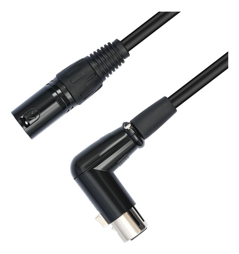 Para Cable Xlr, Ángulo Recto, Conector Hembra A Macho,