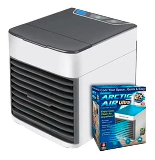 Negro Aire acondicionado portátil 3 en 1 7 colores 3 velocidades Refrigerador de aire Mini aire acondicionado 