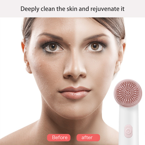 Cepillo Limpiador Facial Vibratorio D Two In Ipx7 Con 2 B 10