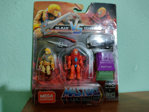 Masters Of The Universe Mega Construx He Man Vs Beastman (Usado)