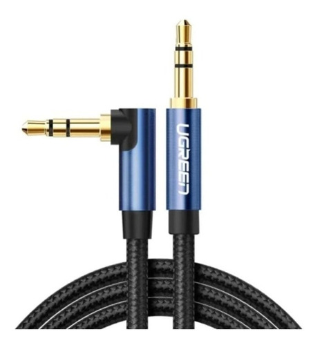 60180 Ugreen - Cabo Audio P2 90º Para P2 - 1,5m