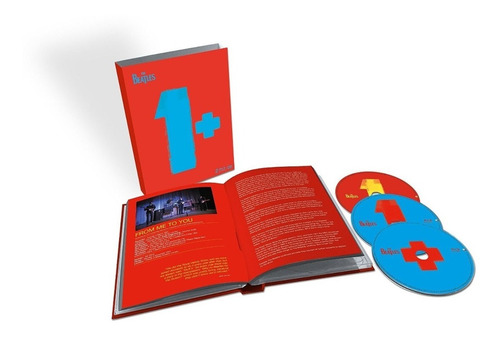 The Beatles 1+ Cd+2blu-ray+book Import.new Cerrado En Stock