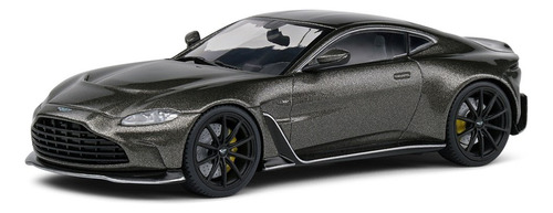 Miniatura Aston Martin Vantage V12 2023 Cinza Cumberland 1:43 Solido