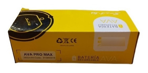 Imagen 5 de 8 de Bateria Ava Pro Max 2900mah Original Aspiradora Smart Tek