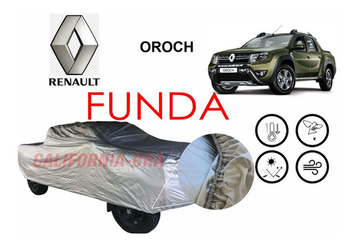 Funda Cubierta Lona Cubre Renault Oroch 2020 2021 2022 2023