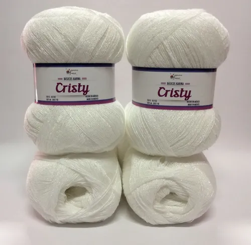 comprar Estambre Cristal Metálico Paq. 4 Bolas De 250 Grs E. Erika