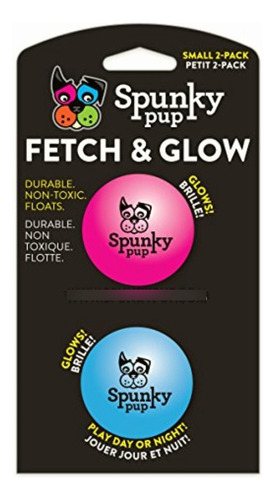 Spunky Pup Fetch Ball Small 2-pack, (variado) Color Variados