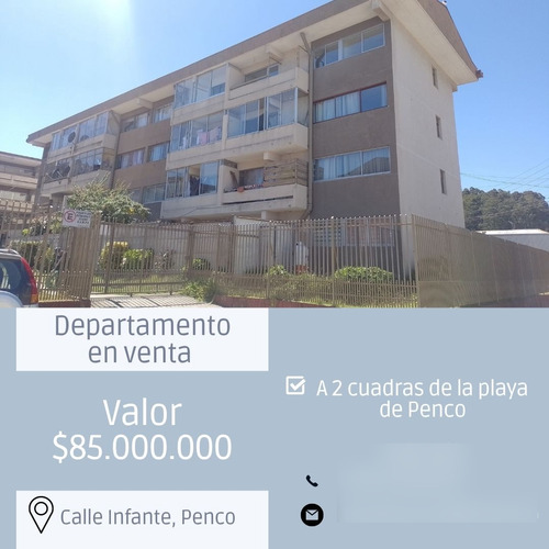 Departamento A Metros De Playa Penco 