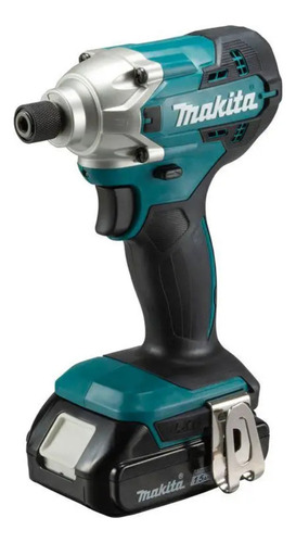 Kit Parafusadeira 18v E Chave Impacto A Bateria 18v Makita Cor Azul 127/220v
