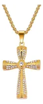 Comprar Collar Color Oro Plata Acero Inoxidable Símbolo Médico Mujer