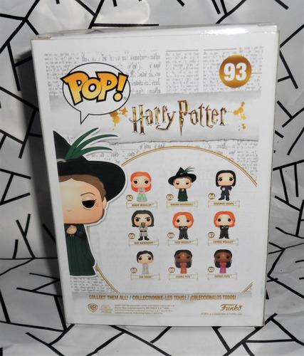 Minerva Mcgonagall - Harry Potter Por Funko Pop (Usado)