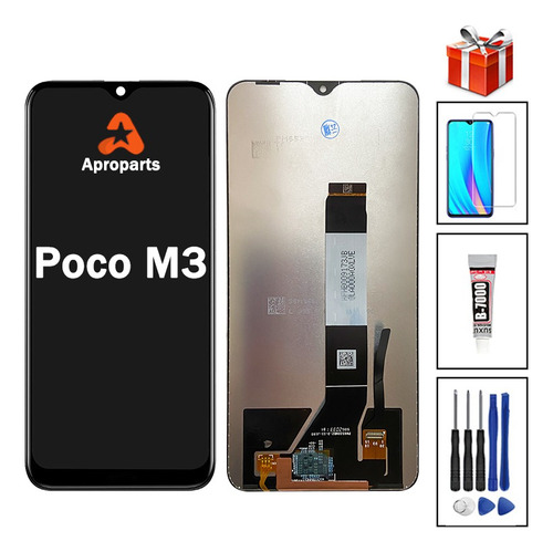 Conjunto De Pantalla Táctil Compatible Con Xiaomi Poco M3