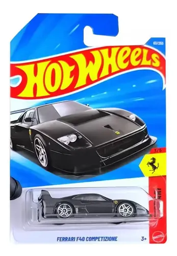 Hot Wheels Ferrari F40 Competizione Miniatura C 2026 Verde-escuro