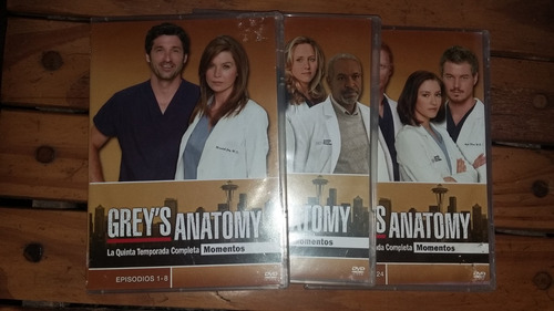 Dvd Original Grey`s Anatomy - Temporada 5 Completa