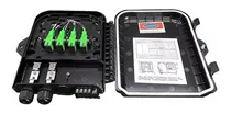 Comprar Caja Ftth Nap Pc + Abs Negra Sc Apc Con Splitter 1x16