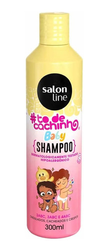 Salon Line Shampoo Baby Bebe Hipoalergenico Curly Girl 300ml