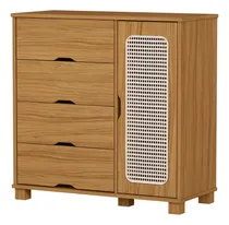Comprar Cômoda Clara Para Quarto Moderna 4 Gavetas 1 Porta Com Pés