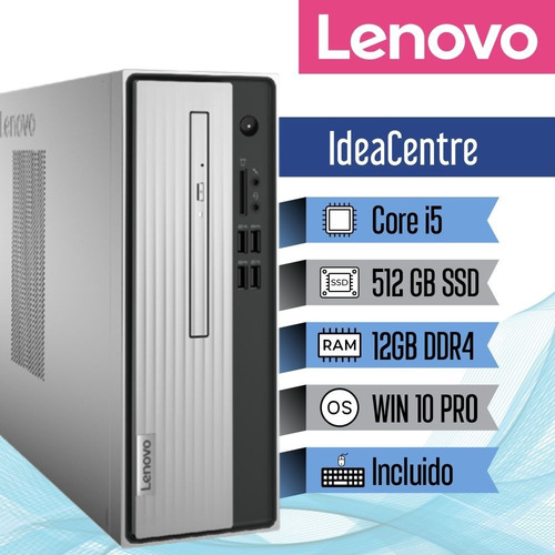 Torre Lenovo Ideacentre Core I5 12gb 512gb Win 10 Pro