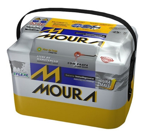 Imagen 1 de 5 de Bateria Auto Moura Mi26ad 12x75 Peugeot 206 Diesel