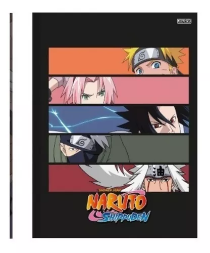 Caderno Desenho 60 Fls Naruto Novo Capas Sortidas Original