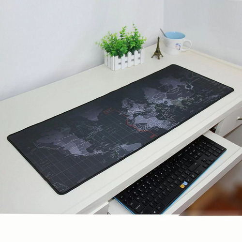Imagem 9 de 9 de Mouse Pad Gamer Grande 70x35cm Mapa Mundi Exbom Mp-7035c28