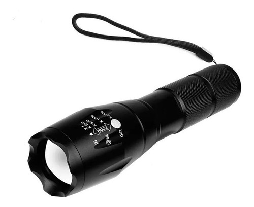 Linterna Tactica Militar Led Recargable Caza Cargador Usb