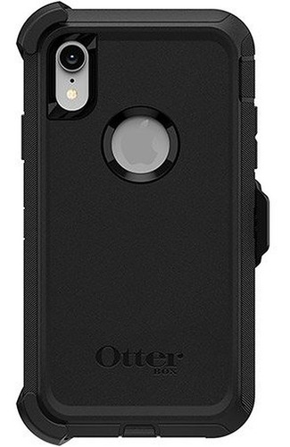 Imagen 1 de 8 de Carcasa Otterbox Defender iPhone XR Negro
