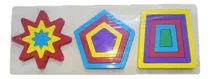 Comprar Juego De Encastre Figuras Geométricas Montessori Didáctico
