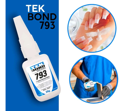 Cola Unha Postiça Cola Instantânea Tekbond 793 Super Bonder