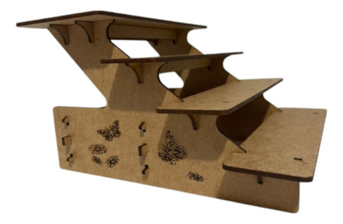 Expositor Mdf 4 Andares Para Trufas De Chocolate