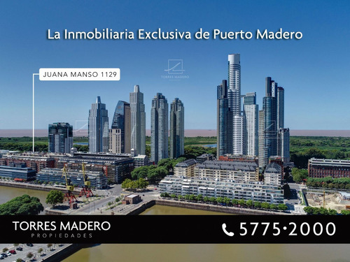Depto En Venta Con Renta En Le Parc Puerto Madero - Impecable, 2 Suites, Piso Alto !